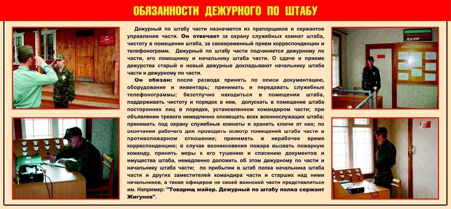 Дневной дежурный должен получить подробный инструктаж об обязанностях смены после заступления на пост. Все обновления, касающиеся персонала подразделения, включая любые проблемы с посещаемостью или дисциплиной, должны быть задокументированы и незамедлительно доложены старшему офицеру. В случае любого нарушения правил или процедур дежурный офицер должен незамедлительно сообщить об этом ответственному подразделению или командиру.