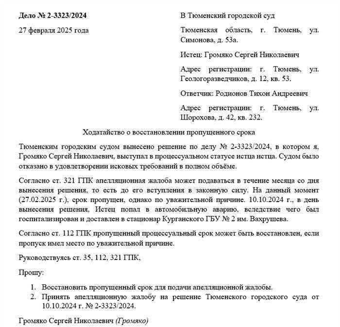 Что указывать в ходатайстве для повышения шансов на положительное решение