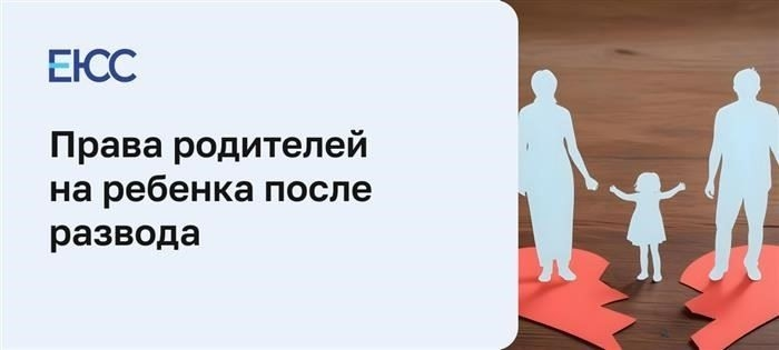 Права и обязанности родителей в отношении ребенка после развода