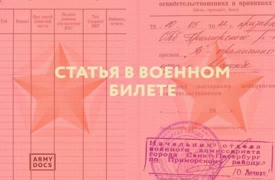 На кого влияет 18b в военном билете?