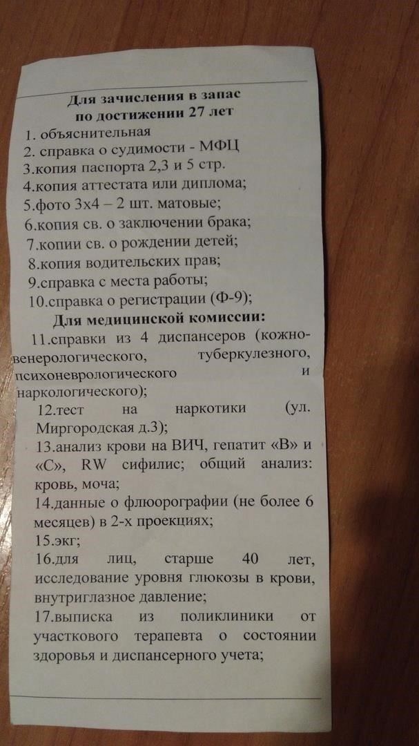 Оформление паспортов и документов для получения военного билета