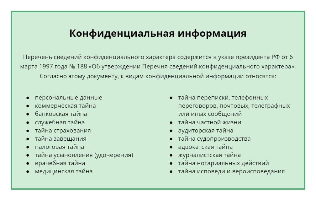 Определение конфиденциальной информации: Правовые различия и применение