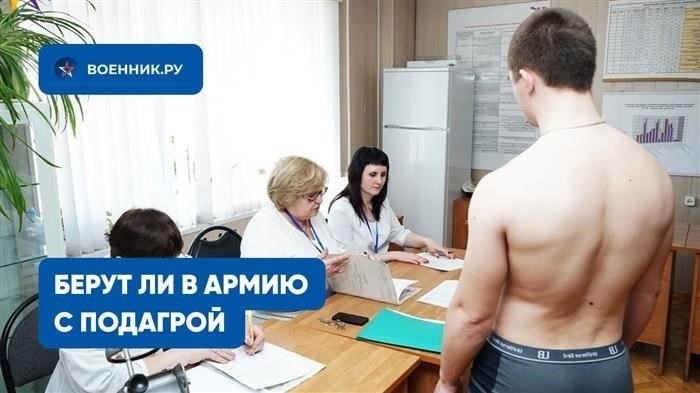 Подагра и военная служба: Риски для здоровья и соображения