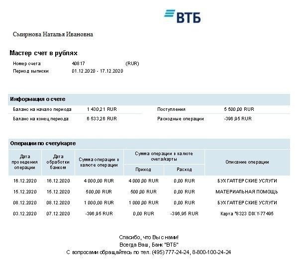 Что такое банковская выписка и зачем она нужна