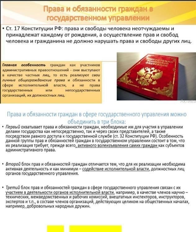 Право на участие в работе государственных и общественных организаций