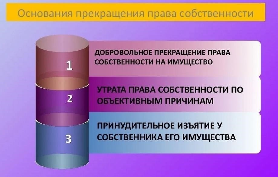 Правовые основания для прекращения права собственности в соответствии с Земельным кодексом РФ