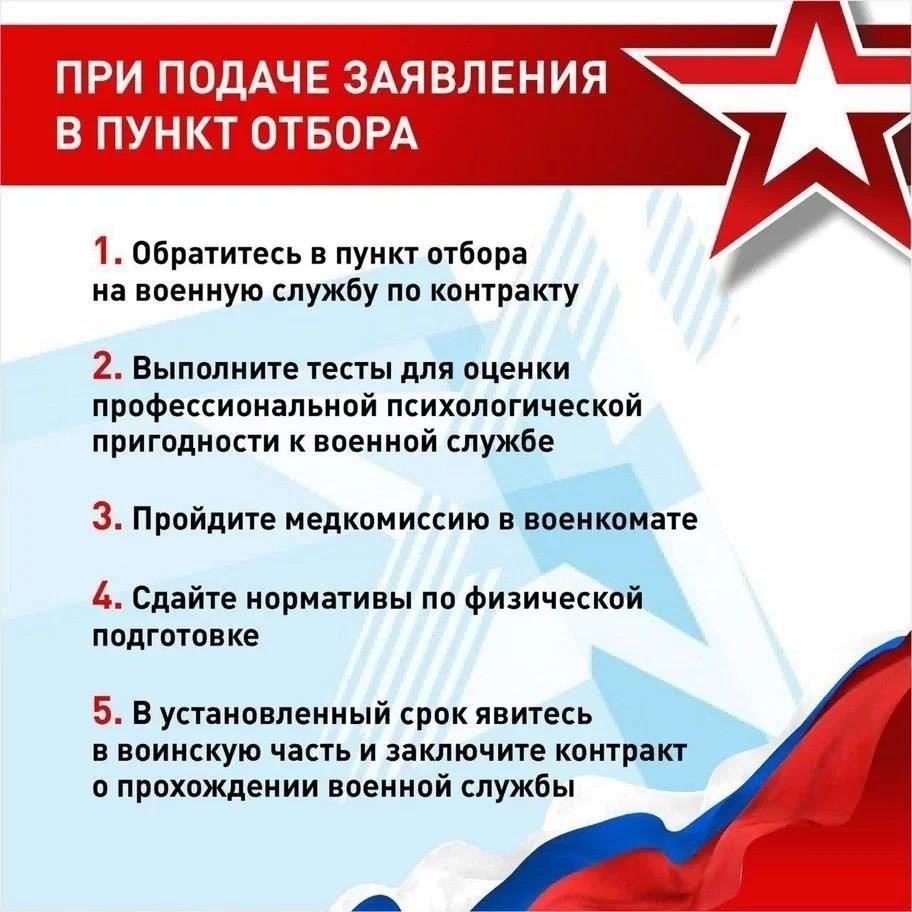 Требования для поступления на военную службу по контракту в России