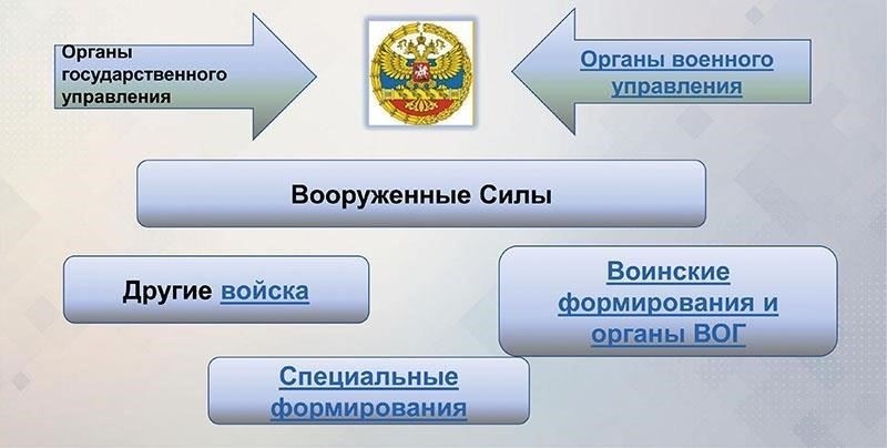 В состав сил входят следующие основные дивизии: